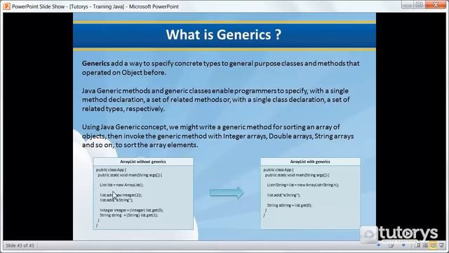 What is the concept of generics in Java? смотреть онлайн