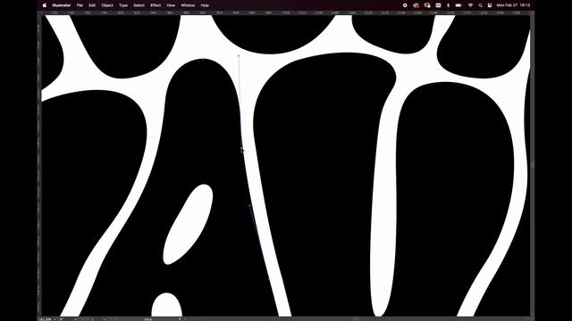 CUSTOM TYPE DESIGN in ADOBE ILLUSTRATOR | GRAPHIC DESIGN (Speed) смотреть онлайн