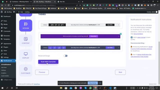 How to create elementor notification bar and product sales notification bar using elementor. смотреть онлайн