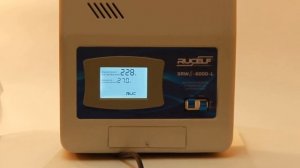 Тестирование стабилизатора Rucelf SRWII6000L