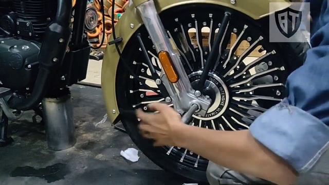 New Royal Enfield classic 350 BS6 Modifications | Classic 350BS6 2020 | Bullet Tower sikar| смотреть онлайн