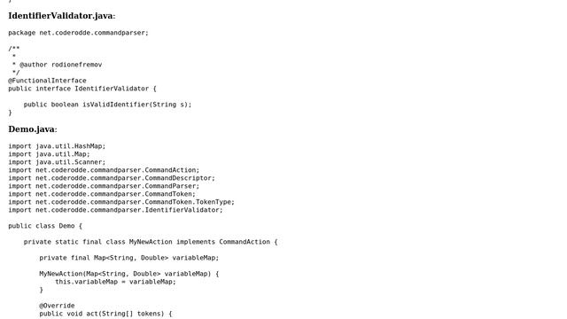 Code Review: Simple REPL command parser in Java смотреть онлайн