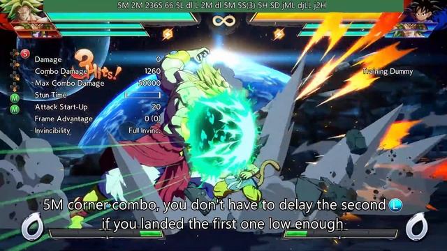 [OUTDATED] DBFZ 1.24 Broly (DBZ) BnB / Advanced Combos | DRAGON BALL FighterZ смотреть онлайн