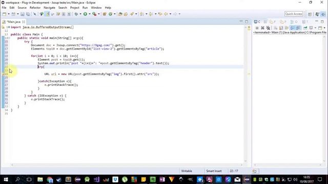 Tutorial de JSOUP [Parte 2] | Extrair Imagens de um website (9gag.com) смотреть онлайн