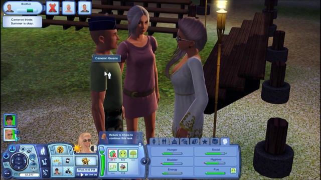 Let's Play: The Sims 3 World & Island Adventures - (Part 9) - Karaoke with the Family смотреть онлайн