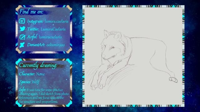 Speedpaint | Wolves and more wolves - Sketch Practice смотреть онлайн