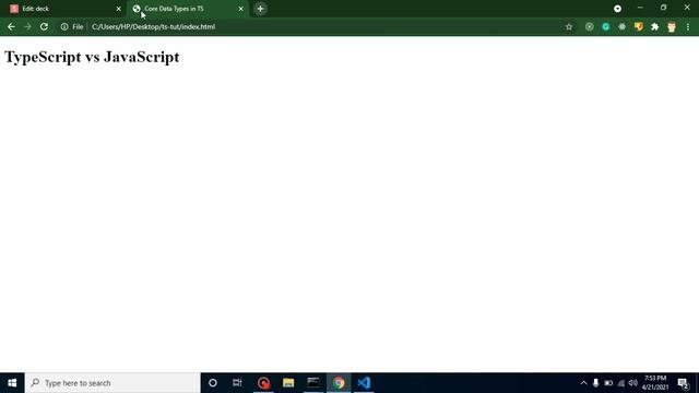 Typescript tutorial for beginners in Hindi #6 TypeScript vs JavaScript смотреть онлайн