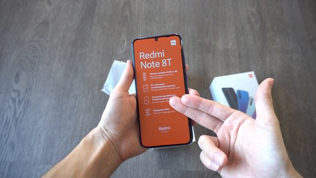Xiaomi Redmi Note 8T РАСПАКОВКА и первое впечатление