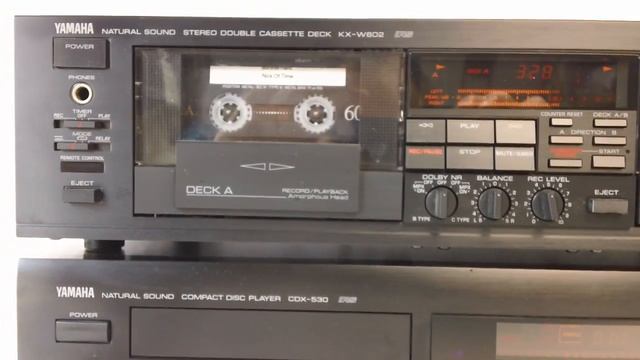 Yamaha Natural Sound Cassette Deck & CD Player KX-W602 & CDX-530 смотреть онлайн