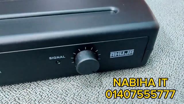 Ahuja Wireless Microphone 🎤 AWM-495V1-- Nabiha Infotech смотреть онлайн