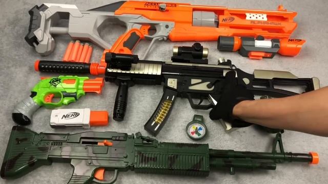 Assault Rifles Toy Guns Box of Toys Nerf Accustrike смотреть онлайн