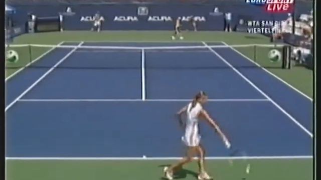 2005 San Diego Quarterfinal Sugiyama vs Karatantcheva смотреть онлайн
