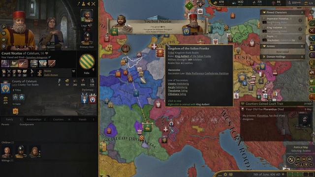 Crusader Kings 3: Fallen Eagle - Gallia (E3) смотреть онлайн