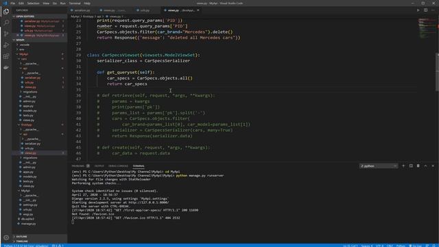 Django Rest Framework API #17 APIView GET & POST Request and Response. смотреть онлайн