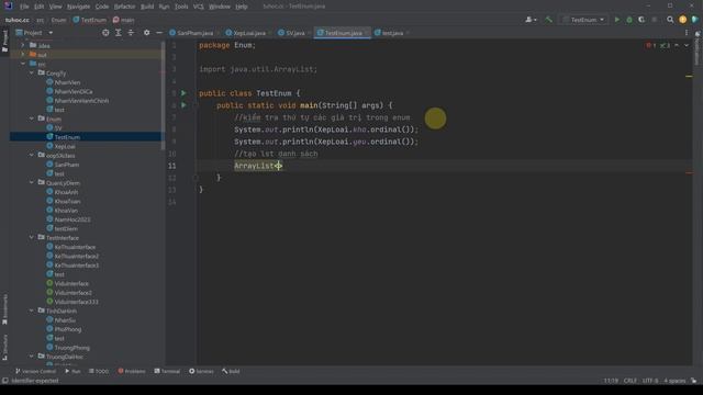 30.12 Enum trong java - giải thích chi tiết lập trình hướng đối tượng java chi tiết cho người mới смотреть онлайн