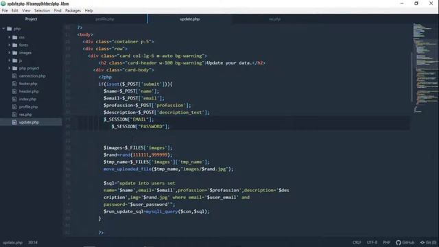 php tutorial bangla । How to Update Data useing php mysql database? project part 4 (part 26) смотреть онлайн