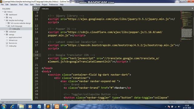 How to Create Multi-Lingual Website in PHP | Multi Language Website Kaise Banaye | Part - 14 смотреть онлайн