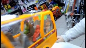 Автобус туристический, игрушка музыкальная детская