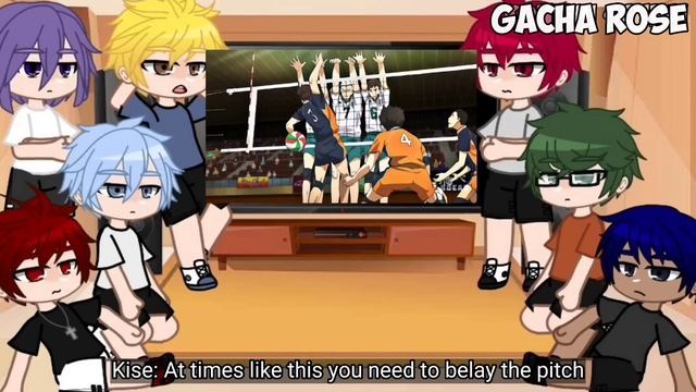 Kuroko No Basket React To Haikyuu!! // Gacha Club смотреть онлайн