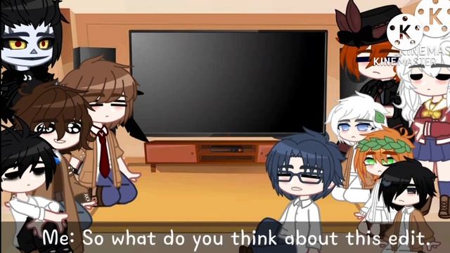 My favorite anime react to bungou stray dogs ||Dazai and chuuya|| ||Gacha￼￼ club|| смотреть онлайн