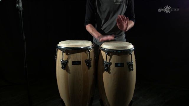 Conga Drums 10" + 11" Set with Stands | Gear4music demo смотреть онлайн