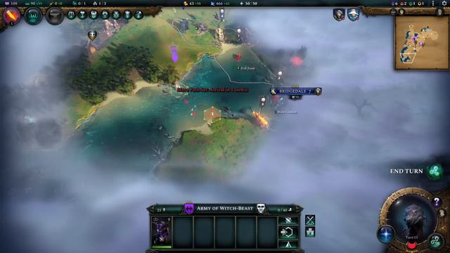 The Dreaded Witch-Beast Raises The Razed Shire! | Age Of Wonders 4 смотреть онлайн