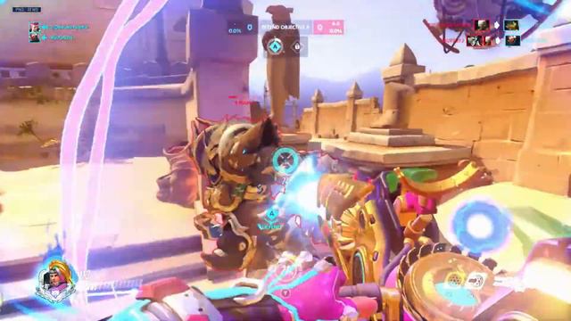 Overwatch: Zarya Totally 80's Skin Gameplay! смотреть онлайн
