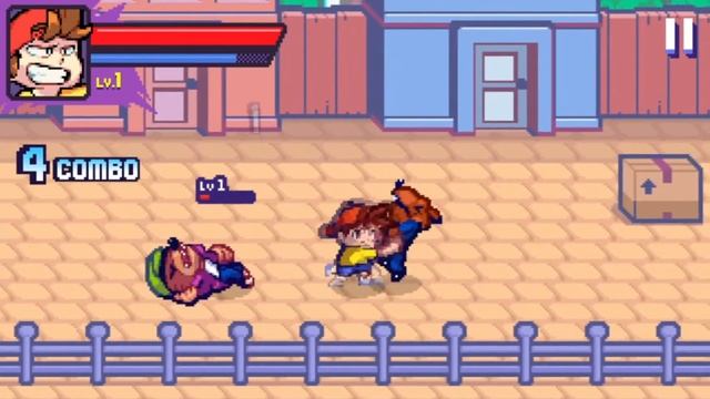 BEAT STREET (Street Fighting Game with One-Touch Controls) - Gameplay Walkthrough смотреть онлайн