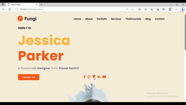 Animated Portfolio website HTML CSS & JavaScript for freshers | Personal Website HTML CSS JavaScrip смотреть онлайн