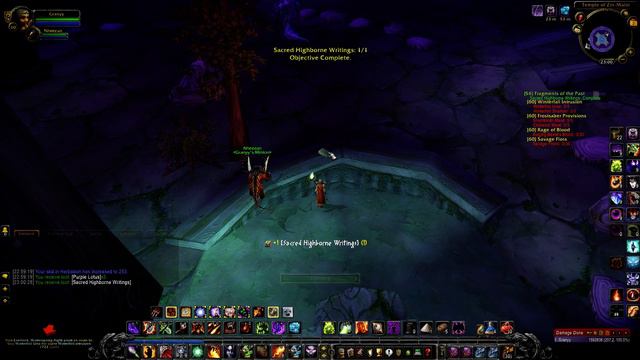 Sacred Highborne Writings Location ( Fragments of The Past ) WOW смотреть онлайн