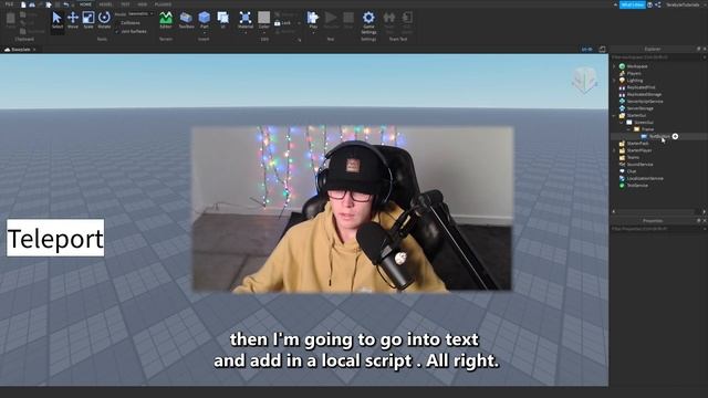 TELEPORT BUTTON! EASY 2021 - Roblox Studio in a minute смотреть онлайн