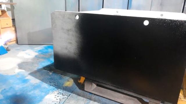 Газопламенная покраска ящика аккумуляторных батарей смотреть онлайн