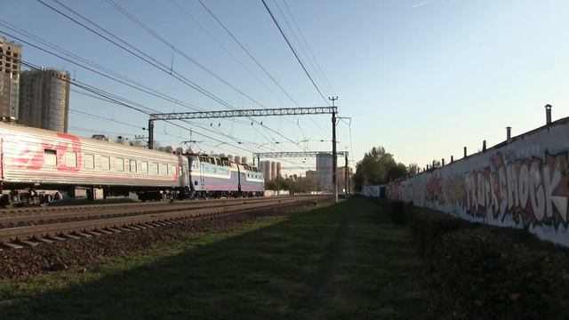 ЧС7 034 и ЭД4М Очаково Матвеевское смотреть онлайн