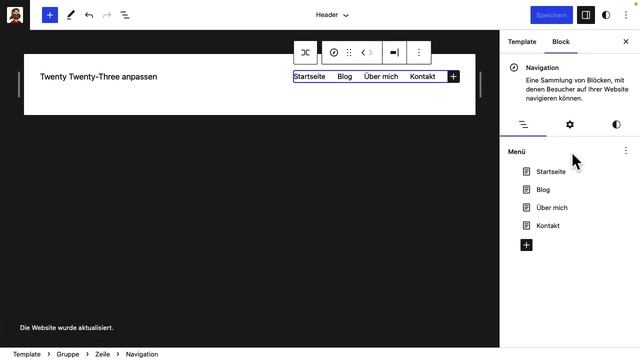 03. Die Navigation bearbeiten - Twenty Twenty-Three und der Website-Editor von WordPress 6.2 смотреть онлайн