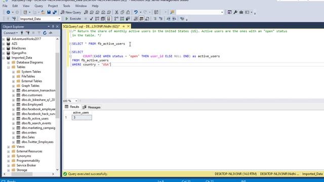 SQL Interview Question Part - 4 | Share of Active Users (Asked by Facebook) смотреть онлайн
