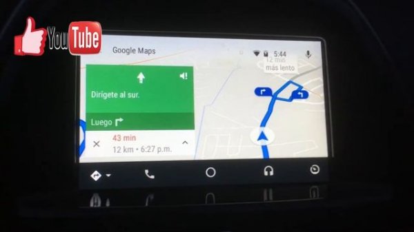 Google Maps en Android Auto