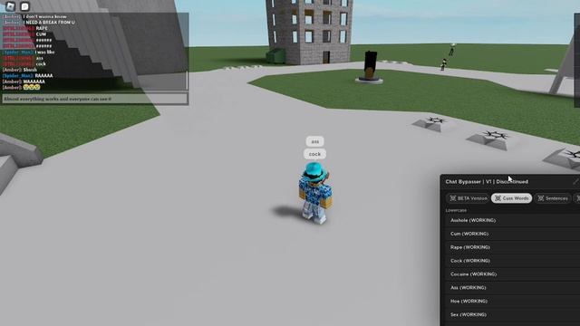 How to bypass in roblox chat UNDETECTED (not bannable) Everyone can see смотреть онлайн