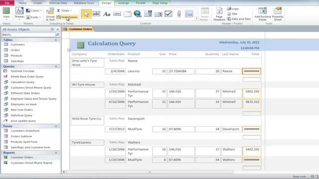 How to Add Total and Sub Totals to a Report in Microsoft Access смотреть онлайн