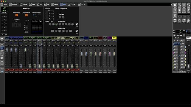 Midas M32 edit Tutorial Part 6 | Mains смотреть онлайн