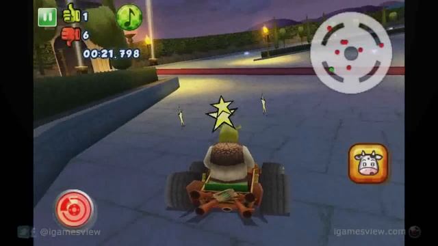 Shrek Kart - iPhone Gameplay Video смотреть онлайн