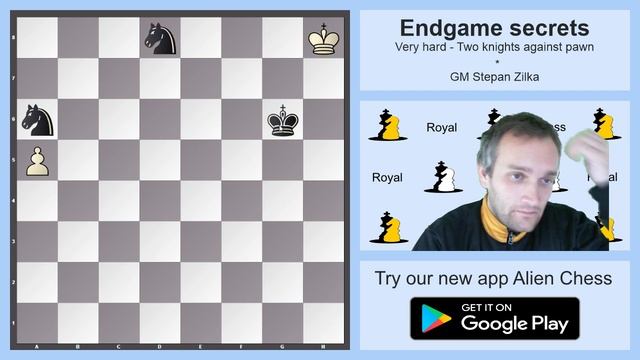 How to Checkmate With 2 Knights - The Hardest Endgame In Chess - Royal Chess - GM Štěpán Žilka смотреть онлайн