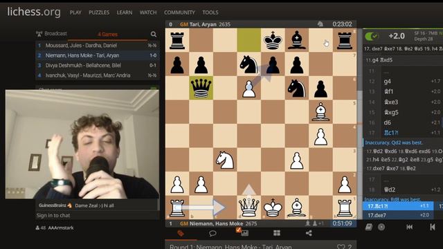 Day 19 | I WON THE FIRST ROUND (Djerba Chess Festival 2024) смотреть онлайн