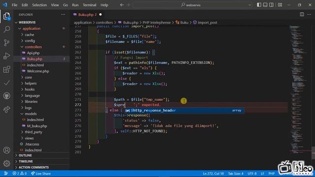 11 - Restfull API (Import Data From Excel) | CodeIgniter 3 смотреть онлайн