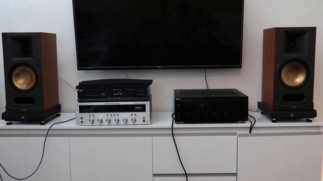 Klipsch RB 81/SONY TA-F730ES /Philips CD 471- Audio test, Sound demo смотреть онлайн