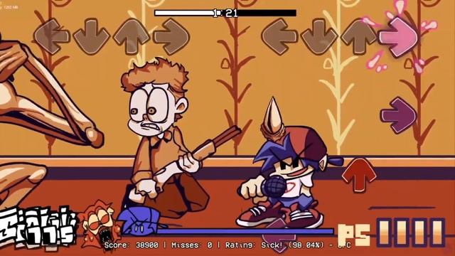 Friday Night Funkin' VS Gorefield FULL WEEK Mod Gameplay and Sounds (Garfield Gameboy'd/Creepypasta смотреть онлайн