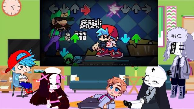 FNF react Friday Night Funkin' VS Mario Mix V3 FULL WEEK (Mario is Missing/MARIO 85'/ MX/Mario.EXE) смотреть онлайн