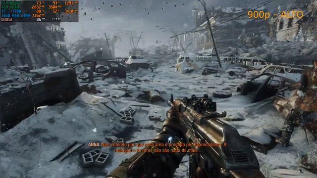 Metro Exodus | GTX 1050 TI 4GB + INTEL I7 7700 | 1080p | 900p | 720p смотреть онлайн