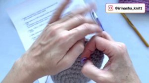 Шапка крючком БИНИ за час!!!