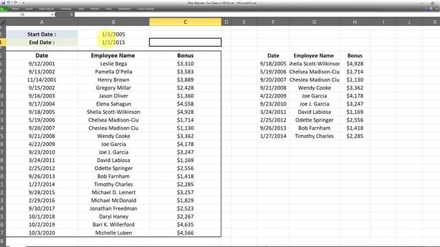 EXTRACT ALL RECORDS BETWEEN TWO DATES IN EXCEL : using the Index Match Formulas смотреть онлайн