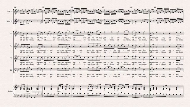 Example- LAUDATE JEHOVAM, OMNES GENTES - Georg Philipp Telemann, Alto Rehearsal Track смотреть онлайн